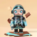 POP MART-MEGA SPACE MOLLY 100% Colección Aniversario 2-B - CHOCOLATE CON MENTA