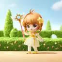 POP MART-Cardcaptor Sakura: Clear Card Figuras - Sakura Estrella