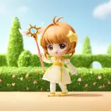 POP MART-Cardcaptor Sakura: Clear Card Figuras - Sakura Estrella