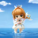 POP MART-Cardcaptor Sakura: Clear Card Figuras - Sakura - Versión Especial Cristal Claro (Secreto)