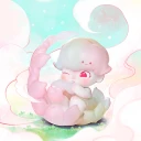 POP MART-DIMOO – Colección “Formas de la Naturaleza” Figuras - Susurros de Nubes