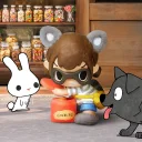 POP MART-Chapter 1 - Colección"Merodi Después de Clases"Figruas en Cajas Misteriosas - Ladrón de Snacks