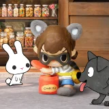 POP MART-Chapter 1 - Colección"Merodi Después de Clases"Figruas en Cajas Misteriosas - Ladrón de Snacks