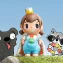 POP MART-Chapter 1 - Colección"Merodi Después de Clases"Figruas en Cajas Misteriosas - Principe del Estanque