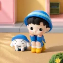 POP MART-HACIPUPU × CRAYON SHINCHAN One Day in Kasukabe Series Figures - The Kindergarten Newcomer