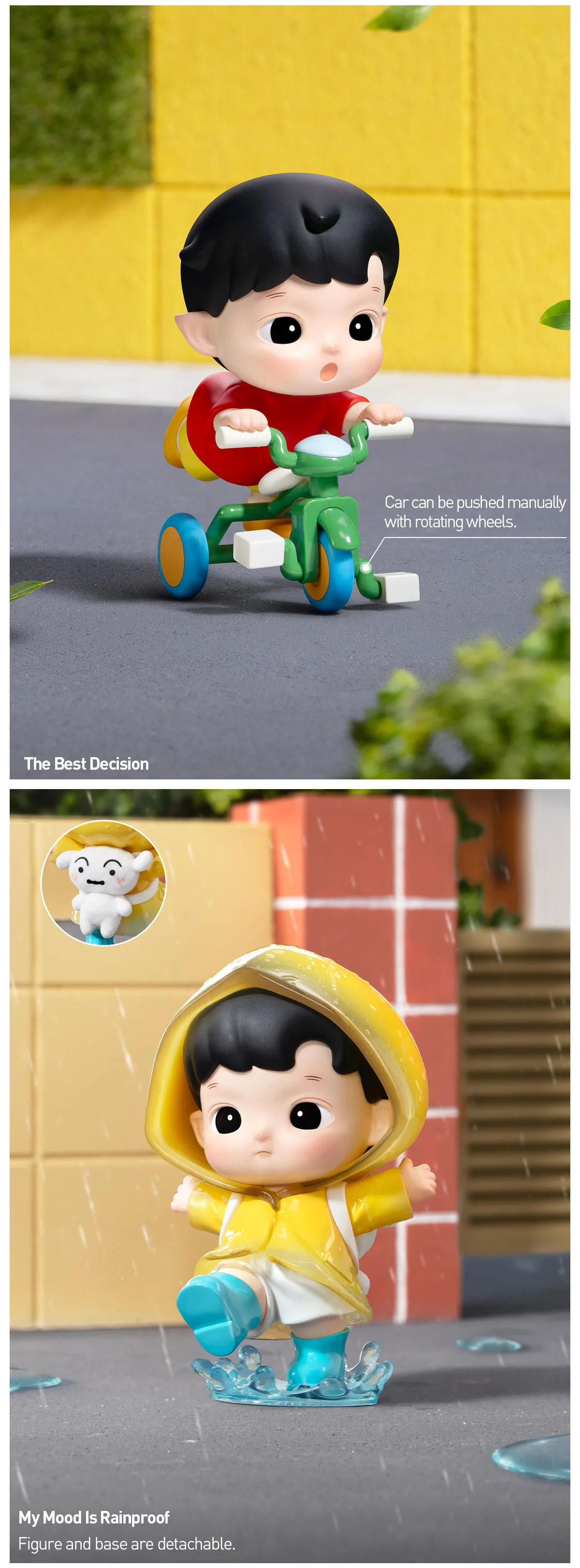 HACIPUPU x CRAYON SHINCHAN One Day in Kasukabe Series Figures