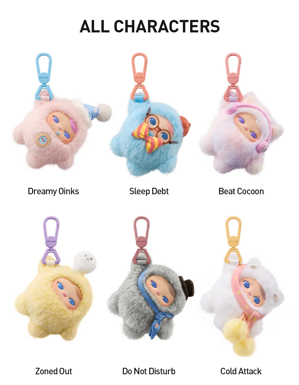 PUCKY Closed for Today Series Vinyl Plush Pendant Blind Box