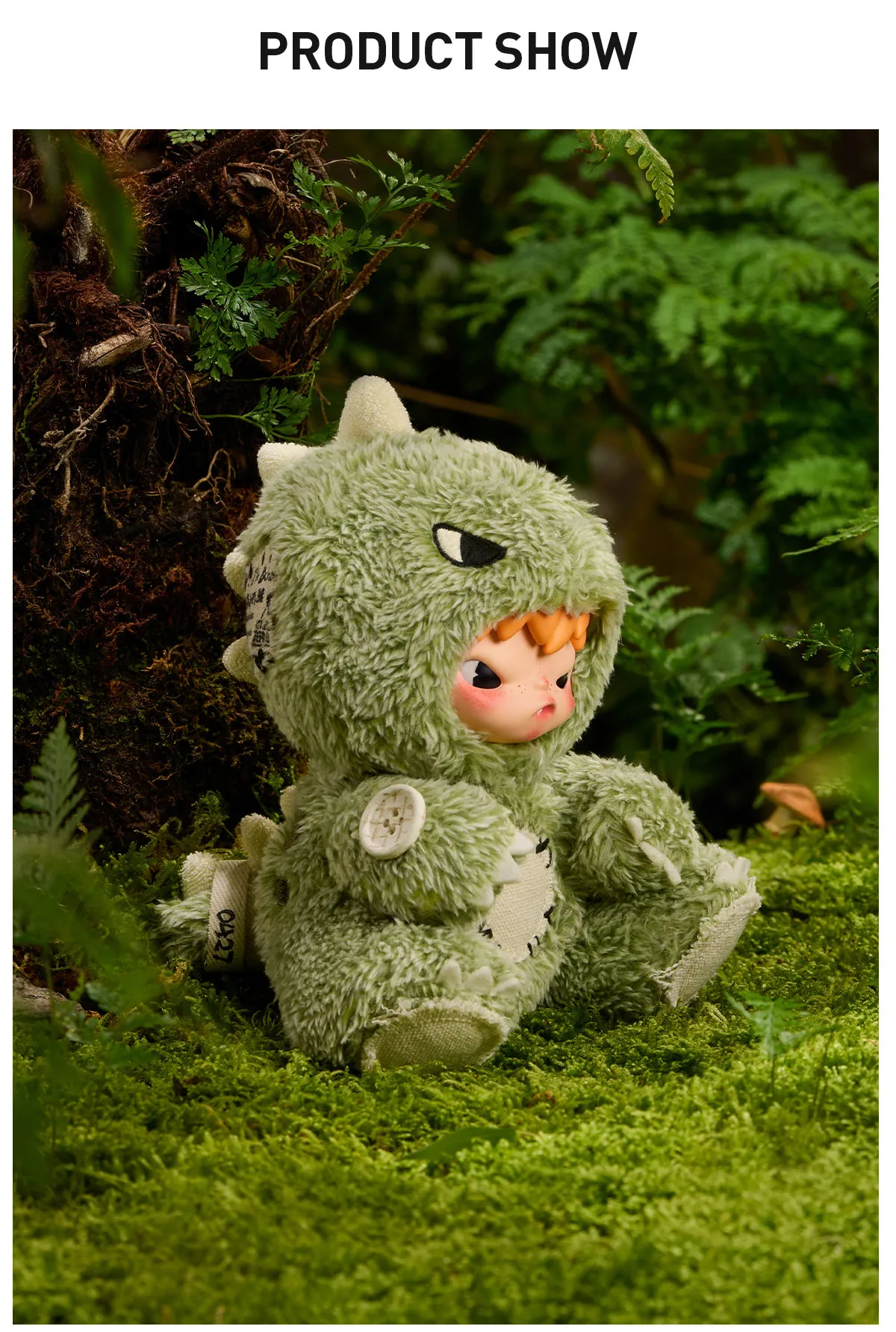 Hirono Dino Plush Doll Pendant