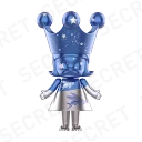 POP MART-MEGA COLECCIÓN 100 % ROYAL MOLLY Serie 1 - Star Upon the Sea（Secreto）