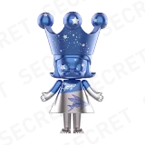 POP MART-MEGA COLECCIÓN 100 % ROYAL MOLLY Serie 1 - Star Upon the Sea（Secreto）