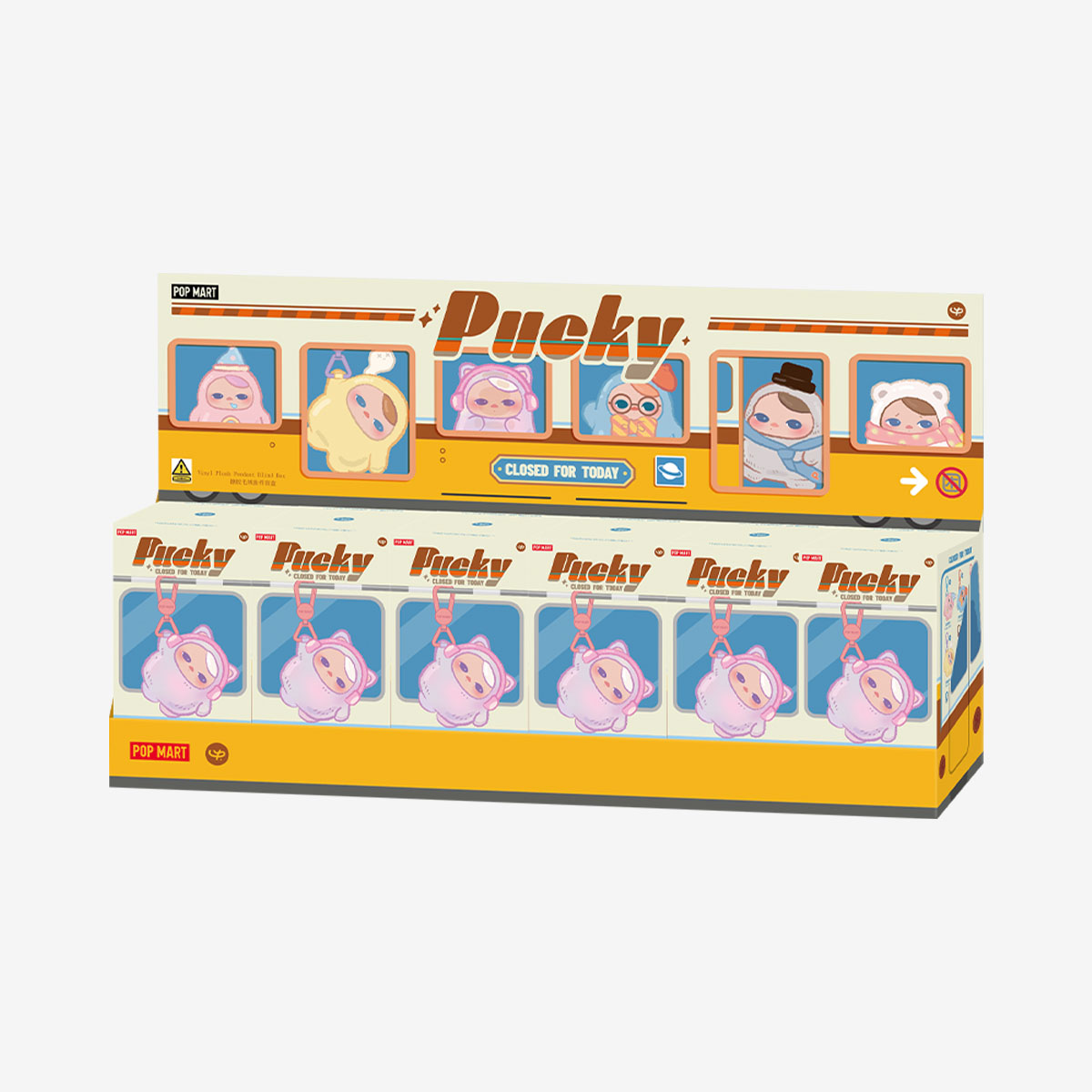 PUCKY Closed for Today Series Vinyl Plush Pendant Blind Box｜POP