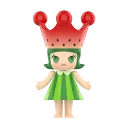 POP MART-MEGA COLECCIÓN 100 % ROYAL MOLLY Serie 1 - Watermelon