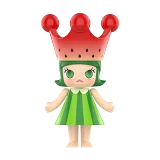 POP MART-MEGA COLECCIÓN 100 % ROYAL MOLLY Serie 1 - Watermelon