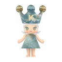 POP MART-MEGA COLECCIÓN 100 % ROYAL MOLLY Serie 1 - DIDI-TO LOVE