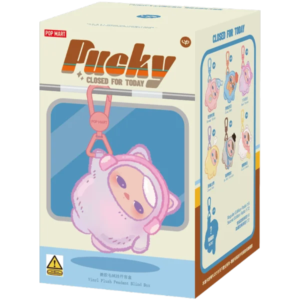 PUCKY Closed for Today Series Vinyl Plush Pendant Blind Box