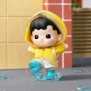 POP MART-HACIPUPU × CRAYON SHINCHAN - Colección"Un día en Kasukabe"Figuras en Cajas Misteriosas - Mi Ánimo Es a Prueba de Lluvia