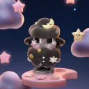 POP MART-CRYBABY Colección"LLORANDO A LA LUNA"Figuras en Cajas Misteriosas - EL CIELO NOCTURNO