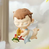POP MART-KUBO - Colección"Poema del Ángel"Figuras en Cajas Misteriosas - Melodía en Flor