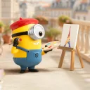 POP MART-Minions - Colección"Bello World"Figuras en Cajas Misteriosas - Artista Parisino Stuart