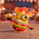 POP MART-Minions - Colección"Bello World"Figuras en Cajas Misteriosas - Buena Fortuna Bob