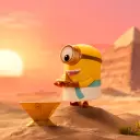 POP MART-Minions - Colección"Bello World"Figuras en Cajas Misteriosas - Carl Egipto（secreto）