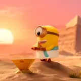 POP MART-Minions - Colección"Bello World"Figuras en Cajas Misteriosas - Carl Egipto（secreto）