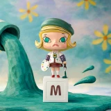 POP MART-MOLLY - Colección"Paisaje en el trayecto de 20 Aniversario"Figuras - La Primera MOLLY (Marrón)（EDICIÓN SECRETA B）