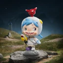 POP MART-POLAR -Colección"Temporada 3: La Aldea de los Monstruos"Figuras en Cajas Misteriosas - Gambit