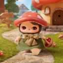 POP MART-PUCKY - Colección"Mercado de Hadas"Figuras en Cajas Misteriosas - Agricultor de Setas