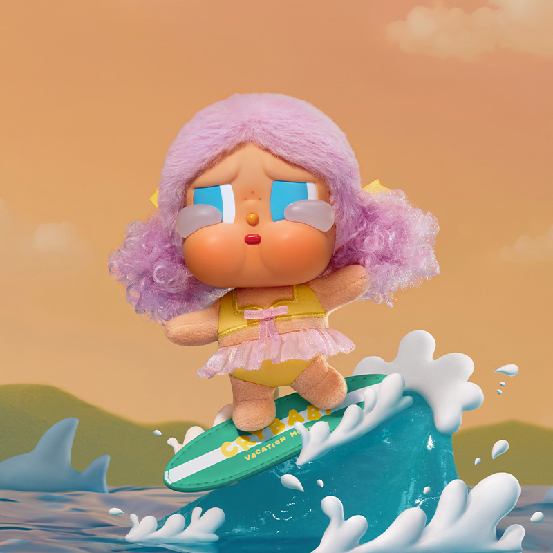 POPMART CRYBABY Vacation Mode On 3個セット CRYBABY Vacation Mode On Series-Vinyl Plush Pendant Blind Box|POP