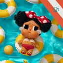 POP MART-CRYBABY Vacation Mode On Series-Vinyl Plush Pendant Blind Box - My Summer Vibe