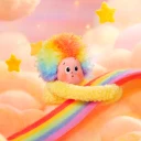 POP MART-Twinkle Twinkle Colección Sweet Dreams Forecast Colgante de Peluche en Cajas Misteriosas - Golpe de Suerte(Secreto)