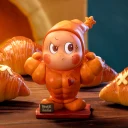 POP MART-Twinkle Twinkle – colección“Momentos Deliciosos” Figuras - Pan Fuerte