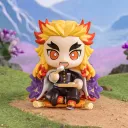 POP MART-Demon Slayer: Kimetsu no Yaiba Birth Flower Series Figures - Rengoku Kyojuro
