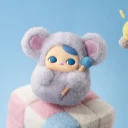 POP MART-Pucky Tap Tap Babies Series-Vinyl Plush Pendant Blind Box - Cleverness +1