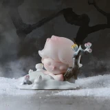 POP MART-DIMOO – Colección “Cuentos en una Taza” Cajas Misteriosas de Figuras Coleccionables - Flores de Ciruelo