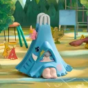 POP MART-1001MOONS – Colección"Where’s the Elephant Slide"Figuras - Tobogán Elefante