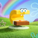 POP MART-SpongeBob "That Doesn't Make Sense" Series Figures - StaplerBob