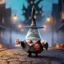 POP MART-Disney Tim Burton's The Nightmare Before Christmas Series Figures - The Mayor