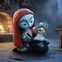 POP MART-Disney Tim Burton's The Nightmare Before Christmas Series Figures - Sally with Frog's Breath