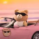 POP MART-Ted 2 - Baby Ted Action Plush Pendant - COOL TED