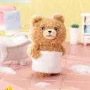 POP MART-Ted 2 - Baby Ted Action Plush Pendant - BATH TOWEL TED