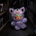 POP MART-Hirono After Dark Series Plush Doll Pendant - Off Script