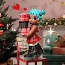 POP MART-LIL PEACH RIOT – Colección"Suite de Vacaciones"Figuras en Cajas Misteriosas - Frankie - Te Di Mi Corazón