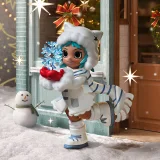 POP MART-LIL PEACH RIOT – Colección"Suite de Vacaciones"Figuras en Cajas Misteriosas - Frankie - ¡Está nevando!