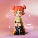 POP MART-Lil Peach Riot - Colección "Durazno, Wey" Cajas Misteriosas de figuras coleccionables - Gigi Fuego