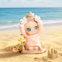 POP MART-Zsiga – Colección "Tómalo con Calma" Figuras - Construyendo Castillos de Arena