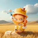 POP MART-Zsiga – Colección "Tómalo con Calma" Figuras - El Espantapájaros