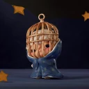POP MART-Hirono Shelter Series Figures - Birdcage