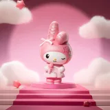 POP MART-HELLO KITTY AND FRIENDS - Colección"Fiesta Rosa"Figuras - My Melody ((Versión Especial))